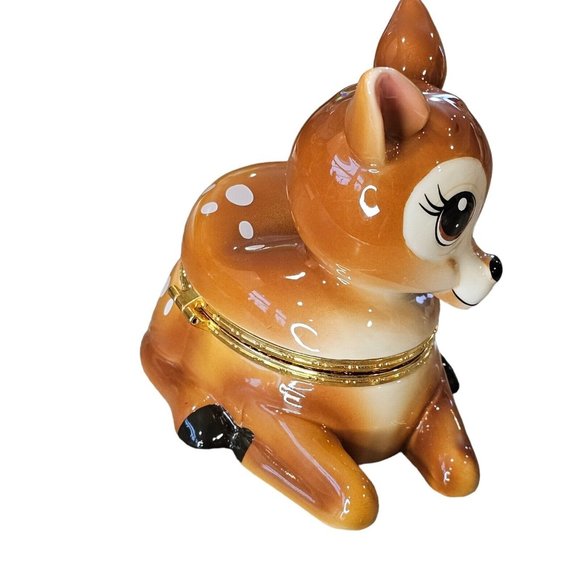 Gift For Granddaughter Bambi Baby Deer Music‎ Box You Are My Sunshine - Picture 10 of 13